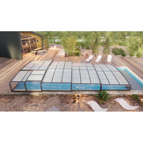 Dach zum Pool - 4x8 m Dach zum Pool - 4x8 m