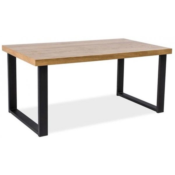 Aubrianna 180 cm matbord - Svart/ek