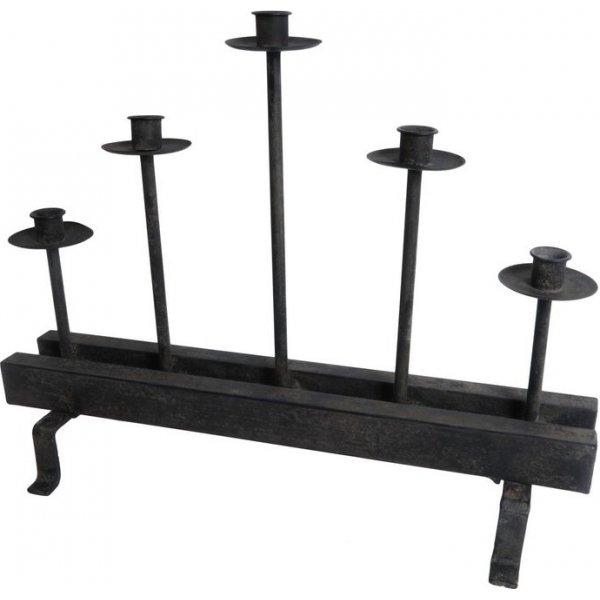 Asta ljusstake f�r 5 st ljus - Vintage
