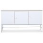 Edge sideboard - Vit h�gtryckslaminat (HPL)