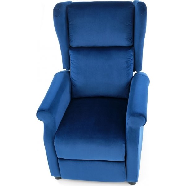 Reclinerf�t�lj i bl�tt tyg