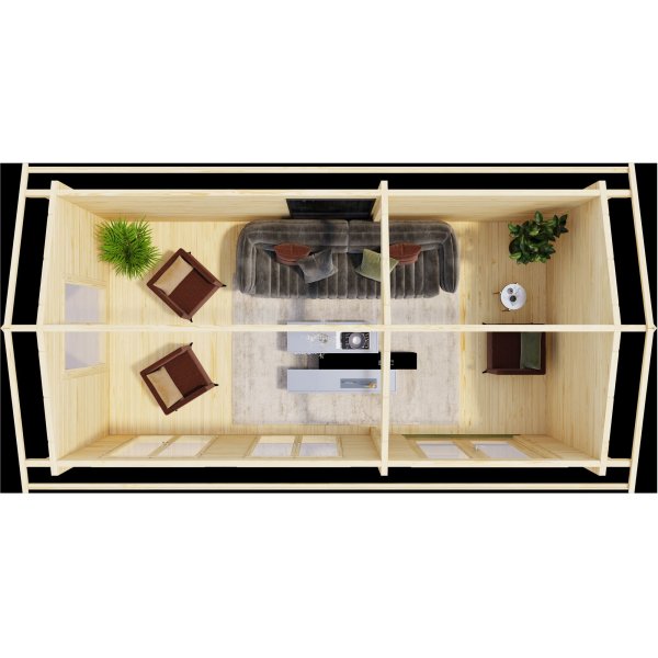 Attefallhaus Markus B - 19,8 m² Attefallhaus Markus B - 19,8 m²