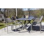 Scottsdale utematgrupp med 6 st karmstolar (stapelbara) och matbord 190 cm - Gr