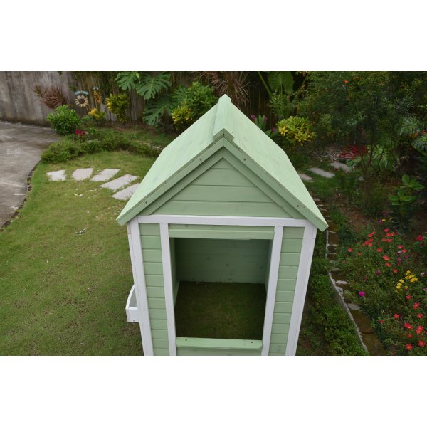 Lekstuga - Grön & vit Lekstuga - Grön & vit