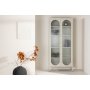 Lima vitrinsk�p beige