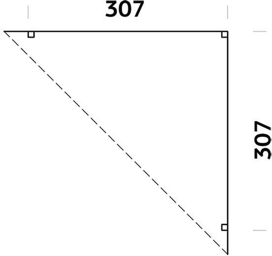 Modular Garden Hörnpergola 4,2m² med plank - Vitlackerad Modular Garden Hörnpergola 4,2m² med plank - Vitlackerad