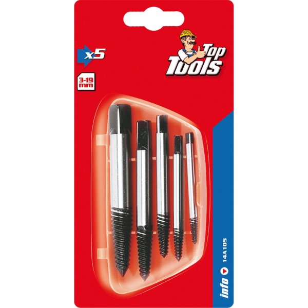 Skruvutdragare, 5 delar Skruvutdragare, 5 delar