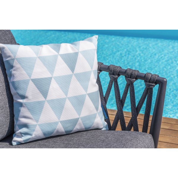 Lifestyle Garden Gartengruppe Ipanema mit Sofa, 2 Sesseln und Couchtisch - Grau / Teak / Olefin Lifestyle Garden Gartengruppe Ipanema mit Sofa, 2 Sesseln und Couchtisch - Grau / Teak / Olefin