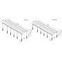 Canopia Alpine Metallcarport fr Wohnmobil 3,6 x 13 - Grau