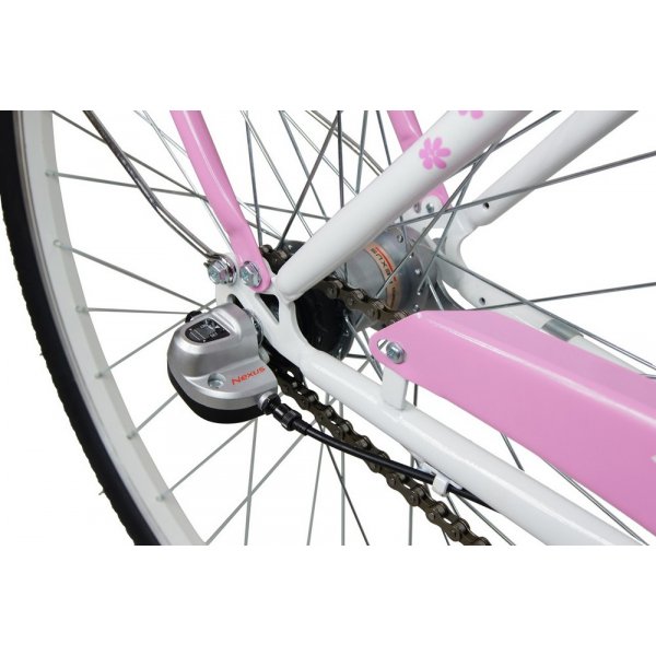 Damcykel Dreamer 28\\\" 3-växlar - Vit & rosa Damcykel Dreamer 28\\\" 3-växlar - Vit & rosa