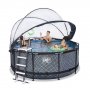 Pool 360 cm Premium + Kupoltak & vrmepump