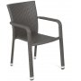 Spisegruppe Sumba bord + 6 stole - Mrkegr
