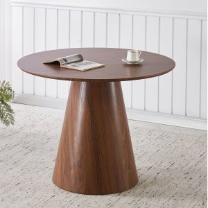 Moi runt matbord Ø100 cm - Valnöt Moi runt matbord Ø100 cm - Valnöt