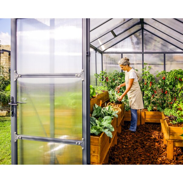 Canopia Glory Polycarbonate Drivhus 15,3 m - Mrkegr