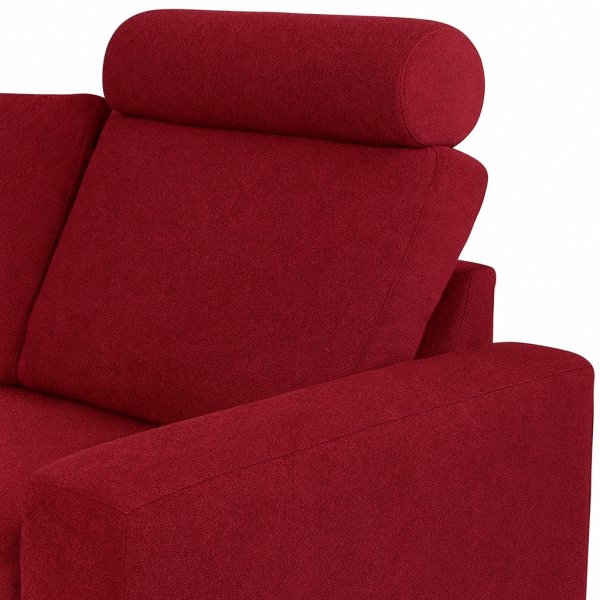Nackkudde Elegia 50 cm - Hallonr�d sammet