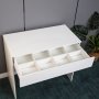 Sminkbord vitt med f�rvaring 90 cm bred