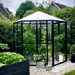 Läs mer om Växthus Merkurius - 3,7 m² + Växthusbord - Fristående växthus, Växthus