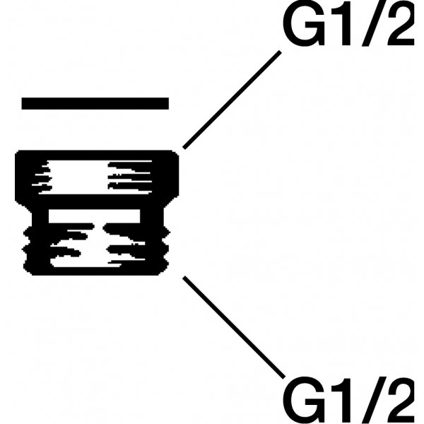 FM Mattsson Övergångsnippel Krom - 2943-0000 FM Mattsson Övergångsnippel Krom - 2943-0000