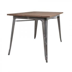 Bord i metall 120x75 cm - Alm/metall