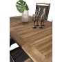 Dotorp Spisegruppe (160x90) - Sort/Natur - 4 Stole