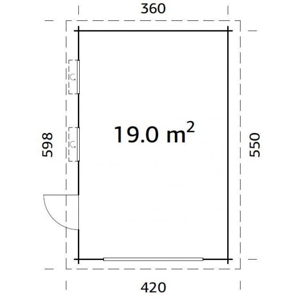Garage Rasmus - 19,0 m�