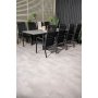 Prssebo Matgrupp (160x100) - Svart/Gr - 8 Stolar