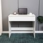Sminkbord vitt med f�rvaring 90 cm bred