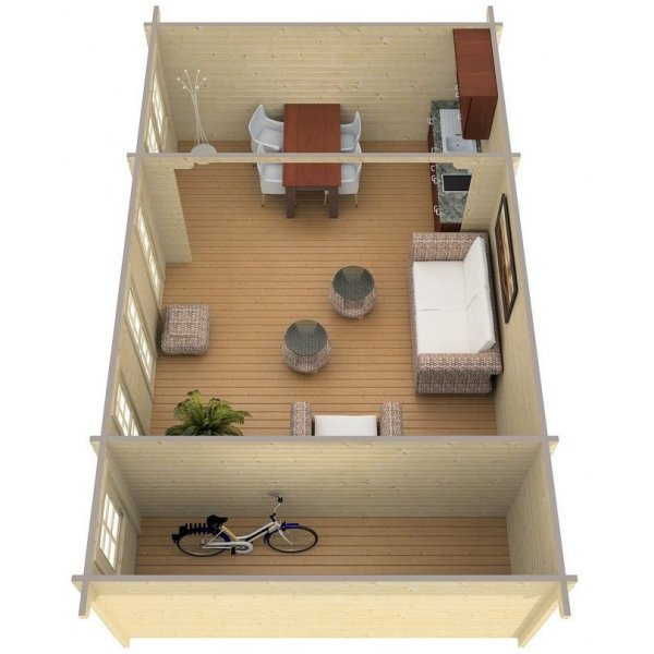 Sommerhus Arendal B - 33 m² Sommerhus Arendal B - 33 m²