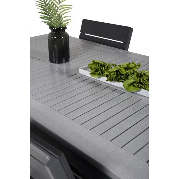 Ekenäs Spisegruppe (152x90) - Sort/Grå - 4 Stole Ekenäs Spisegruppe (152x90) - Sort/Grå - 4 Stole