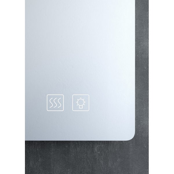 Badrumsmöbler Instinct 80 - Natural Oak med spegel Badrumsmöbler Instinct 80 - Natural Oak med spegel