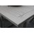 Spisegruppe Saltö grå teaktræ: Nedslåningsbord inkl. 4 Saltö stelstole i grå teaktræ