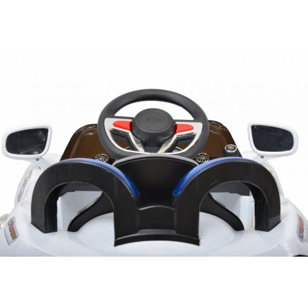 Eldriven sportbil f�r barn - Vit