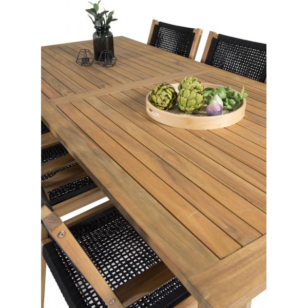 Charlottenberg Matgrupp (220x100) - Natur - 6 Stolar