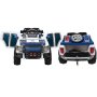 Eldriven polis-jeep fr barn + leksakspistol