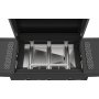 Gasolgrill med lock och varmh�llningsgaller - 3 br�nnare - svart
