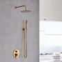 Guld Duschblandare Nordamist Violet - Väggmonterad med Takset 30 & 40 cm Guld Duschblandare Nordamist Violet - Väggmonterad med Takset 30 & 40 cm