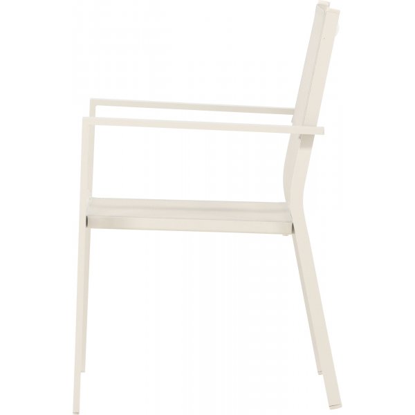 Chania-ruokatuoli - Beige + Tekstiilien kyllästäminen ulkokalusteisiin Chania-ruokatuoli - Beige + Tekstiilien kyllästäminen ulkokalusteisiin