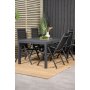 Holma Matgrupp (160x100) - Svart - 4 Stolar