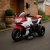 Elektromotorrad fr Kinder - FB-6187 Wei/Rot