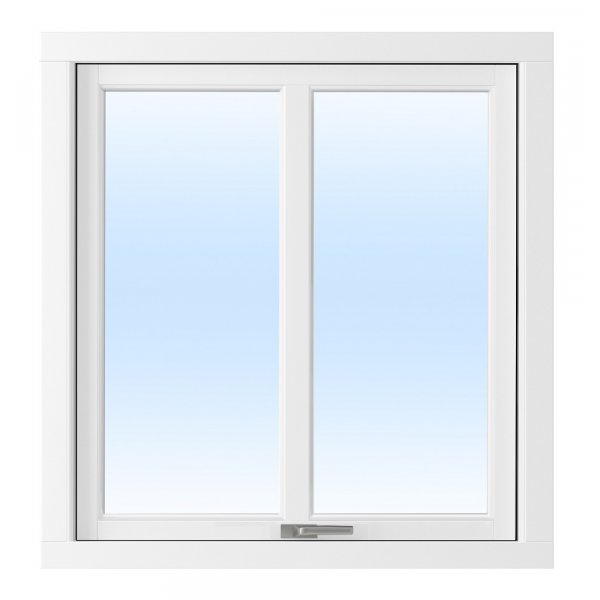 Vridf�nster med b�gpost - 2-glas - Aluminium