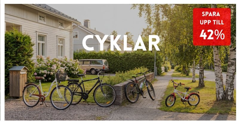 Kampanjer p� cyklar