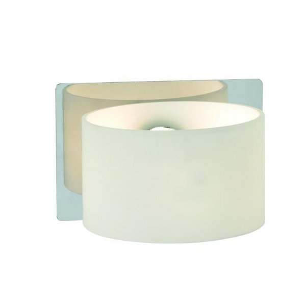 Sandfors Vgglampa - Krom/Vit