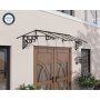 Canopia Lily French Entrtak 0,9 x 3,7 - Svart/klarglas