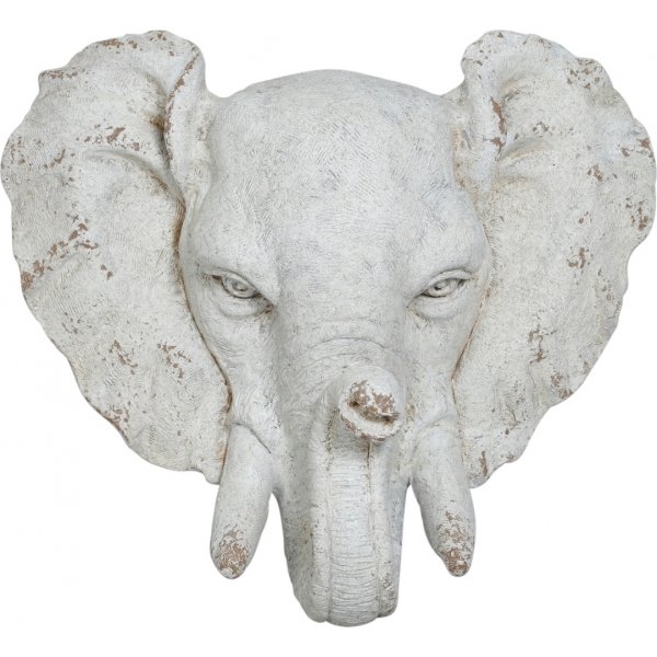 Tr�dg�rdskonst Staty elefant (v�ggh�ngd) - H60 cm