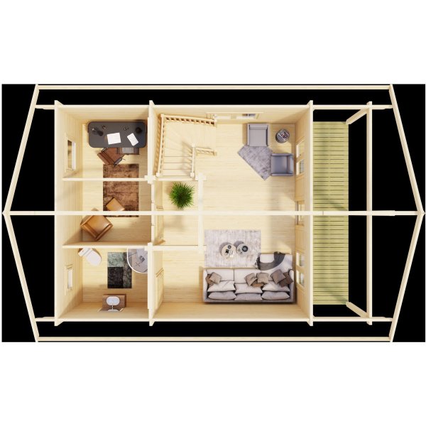 Sommerhus Ingela C - 36,9 m² Sommerhus Ingela C - 36,9 m²