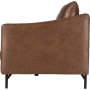 Vintage sofa 3-personers brun 223 cm Vintage sofa 3-personers brun 223 cm