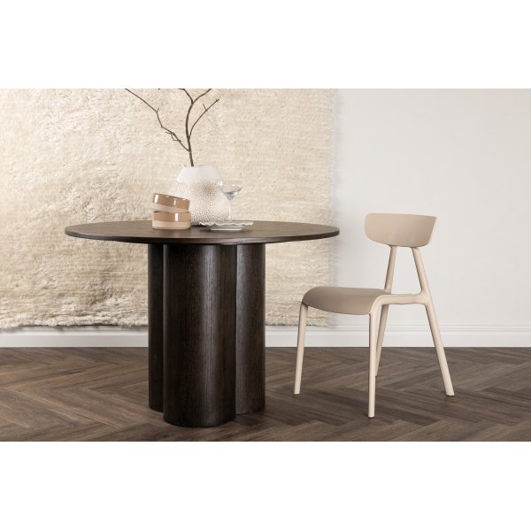 Matbord Olivia runt 110 cm Mocca