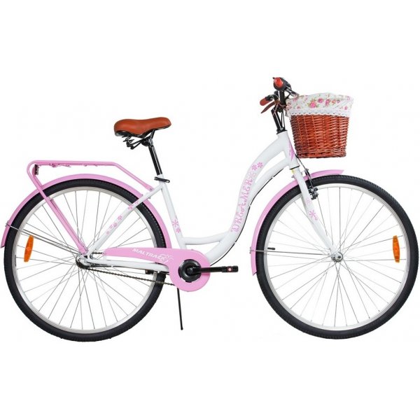 Damcykel Dreamer 28\\\" 3-växlar - Vit & rosa Damcykel Dreamer 28\\\" 3-växlar - Vit & rosa