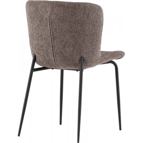 Modesto matstol - Brun boucle