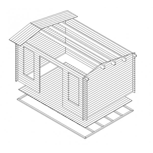 Friggebod G�sta D - 14 m�